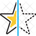 پیش‌نمایش فایل half-star-12897212 از پک کنفرانس وب