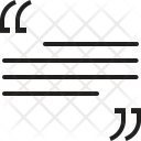 پیش‌نمایش فایل quote-12 از پک آیکون وب خط سیاه 1