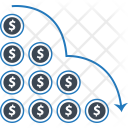 پیش‌نمایش فایل costsaving از پک آیکون وب چندرنگ 3
