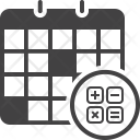 پیش‌نمایش فایل monthly-1 از پک آیکون وب خط سیاه 4