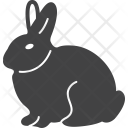 پیش‌نمایش فایل rabbit-34 از پک آیکون وب توپر سیاه 6