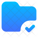 پیش‌نمایش فایل folder-check-5317311 از پک رابط کاربری