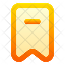 پیش‌نمایش فایل bookmark-subtract-5321661 از پک رابط کاربری