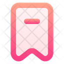 پیش‌نمایش فایل bookmark-subtract-5321100 از پک رابط کاربری