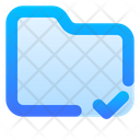 پیش‌نمایش فایل folder-check-5317727 از پک رابط کاربری
