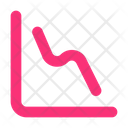 پیش‌نمایش فایل line-down-6549129 از پک چارت ها و نمودارها