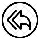 پیش‌نمایش فایل navigation-direction-left-forward-circle-13516823 از پک الزامات رابط کاربری
