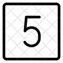 پیش‌نمایش فایل number-five-square-13516878 از پک الزامات رابط کاربری