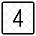 پیش‌نمایش فایل number-four-square-13516881 از پک الزامات رابط کاربری