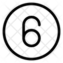 پیش‌نمایش فایل number-six-circle-13516892 از پک الزامات رابط کاربری