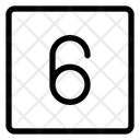 پیش‌نمایش فایل number-six-square-13516893 از پک الزامات رابط کاربری