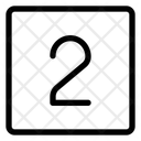پیش‌نمایش فایل number-two-square-13516899 از پک الزامات رابط کاربری