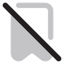 پیش‌نمایش فایل bookmark-off-4397431 از پک رابط کاربری