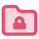 پیش‌نمایش فایل folder-locked-4461523 از پک رابط کاربری