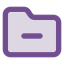 پیش‌نمایش فایل folder-subtract-4461752 از پک رابط کاربری