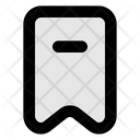پیش‌نمایش فایل bookmark-subtract-4473454 از پک رابط کاربری