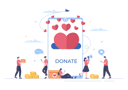 پیش‌نمایش فایل donate-for-charity-through-smartphone-4775141 از پک خیریه، کمک مالی، ویا و داوطلب