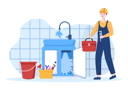 پیش‌نمایش فایل leaked-wash-basin-4787955 از پک پلومبینگ و خدمات – تصویرسازی