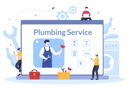 پیش‌نمایش فایل online-plumbing-service-4787967 از پک پلومبینگ و خدمات – تصویرسازی