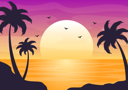 پیش‌نمایش فایل purple-sky-getting-sunset-4804970 از پک سونست