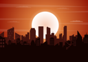 پیش‌نمایش فایل sun-getting-down-between-skyscraper-4804964 از پک سونست
