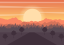 پیش‌نمایش فایل sun-rising-from-mountains-4804963 از پک سونست