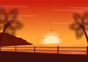 پیش‌نمایش فایل sun-setting-at-beach-4804975 از پک سونست