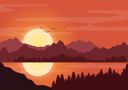 پیش‌نمایش فایل sunset-at-mountains-4804954 از پک سونست