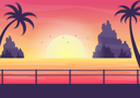 پیش‌نمایش فایل sunset-landscape-4804972 از پک سونست