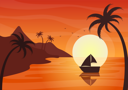 پیش‌نمایش فایل sunset-landscape-4804973 از پک سونست