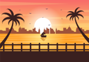 پیش‌نمایش فایل sunset-landscape-4804974 از پک سونست