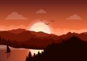 پیش‌نمایش فایل sunset-landscape-4804979 از پک سونست