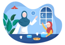 پیش‌نمایش فایل islamic-mother-and-girl-4975391 از پک رمضان