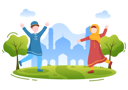 پیش‌نمایش فایل kids-celebrating-ramadan-4975378 از پک رمضان