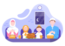 پیش‌نمایش فایل ramadan-dinner-4975389 از پک رمضان