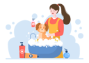 پیش‌نمایش فایل animal-grooming-service-4975433 از پک حیوان خانگی گرومینگ برای سگ‌ها و کاتس