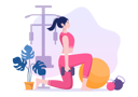 پیش‌نمایش فایل girl-lifting-dumbbell-5021096 از پک تمرین باشگاهی