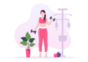 پیش‌نمایش فایل girl-lifting-dumbbell-at-gym-5021099 از پک تمرین باشگاهی