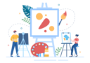 پیش‌نمایش فایل art-class-5105725 از پک نقاشی