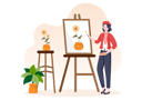 پیش‌نمایش فایل girl-drawing-art-5105729 از پک نقاشی