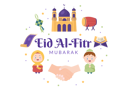 پیش‌نمایش فایل happy-eid-al-fitr-5244913 از پک عید فطر و موباراک مبارک