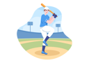 پیش‌نمایش فایل baseball-player-5362968 از پک بیس‌بال، بازیکن و ورزش‌ها