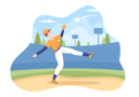 پیش‌نمایش فایل baseball-player-catching-ball-5362970 از پک بیس‌بال، بازیکن و ورزش‌ها