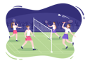 پیش‌نمایش فایل badminton-competition-5413009 از پک بدمینتون