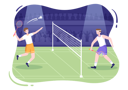 پیش‌نمایش فایل badminton-match-5413008 از پک بدمینتون