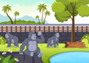 پیش‌نمایش فایل gorillas-in-zoo-5507674 از پک باغ وحش