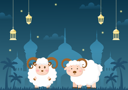 پیش‌نمایش فایل eid-al-adha-background-illustration-5536398 از پک عید قربان