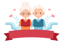 پیش‌نمایش فایل aged-couple-standing-together-5557652 از پک روز گراندپارنتس مبارک