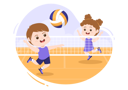 پیش‌نمایش فایل child-playing-volleyball-5597902 از پک بازیکن والیبال