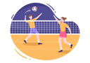 پیش‌نمایش فایل man-and-woman-playing-volleyball-5597898 از پک بازیکن والیبال